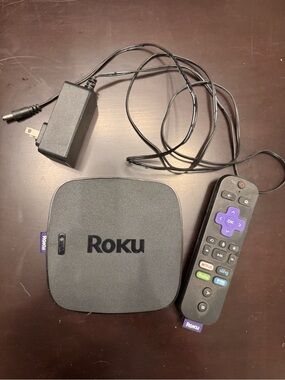 Roku 4660X2 Streaming Hub in Black with Purple Tag